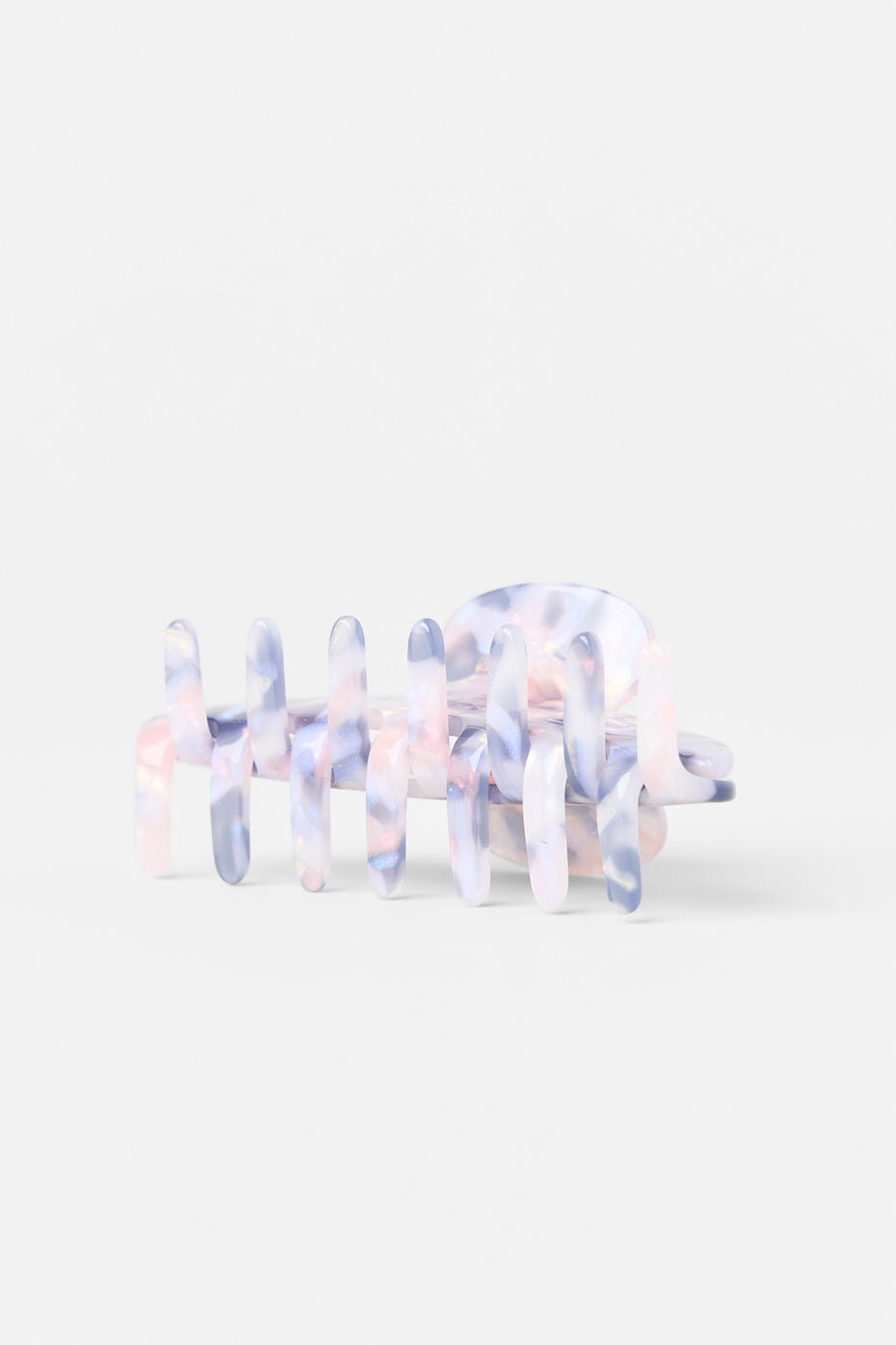 90's Claw Clip - Smoky Rose Crystal
