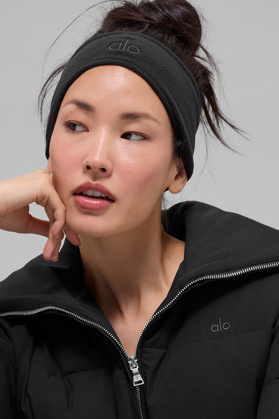 Polar Fleece Ear Warmer - Black