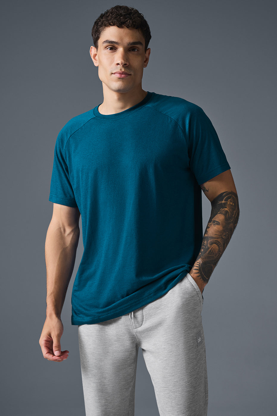 Triumph Raglan Tee - Eclipse Blue
