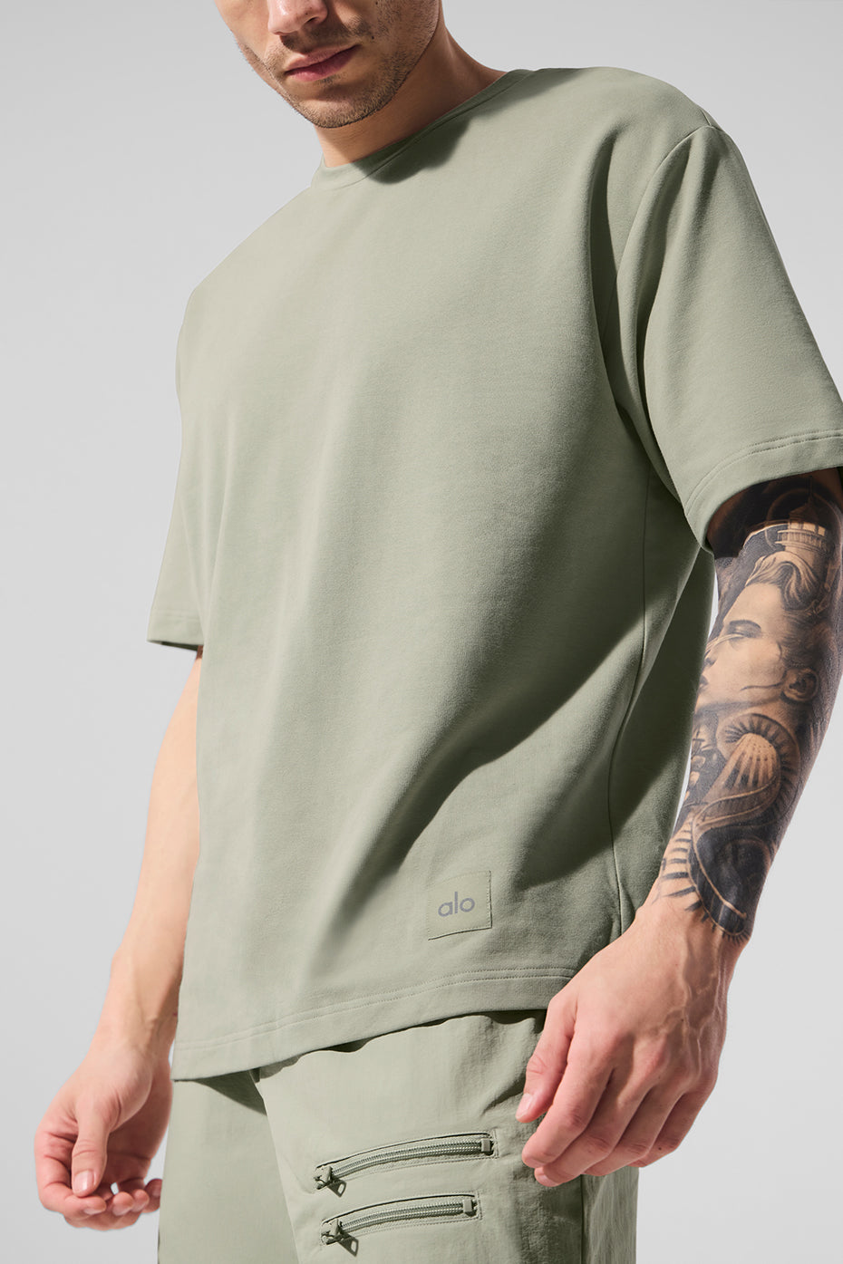 Double Take Short Sleeve - Limestone