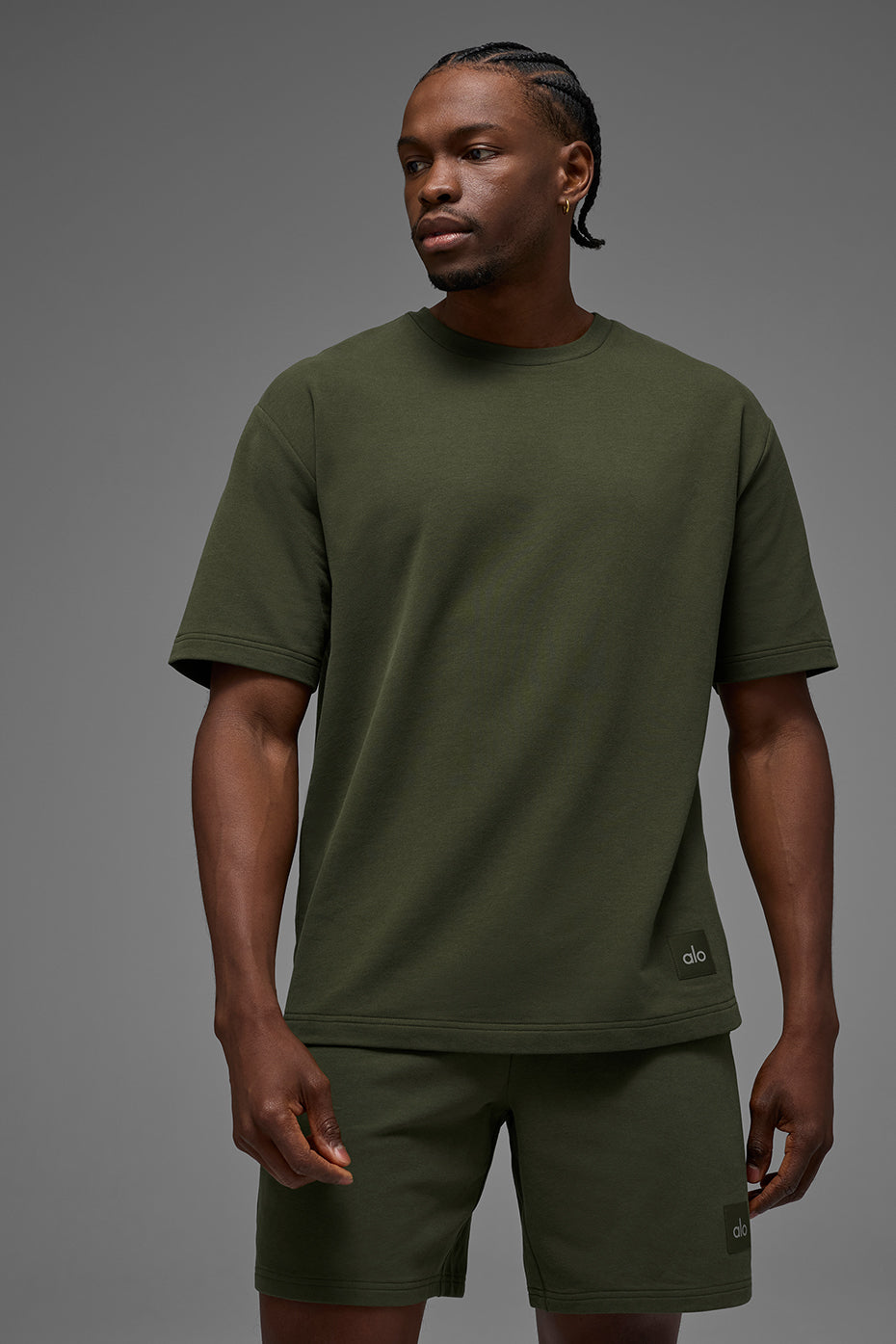 Double Take Short Sleeve - Green Olive
