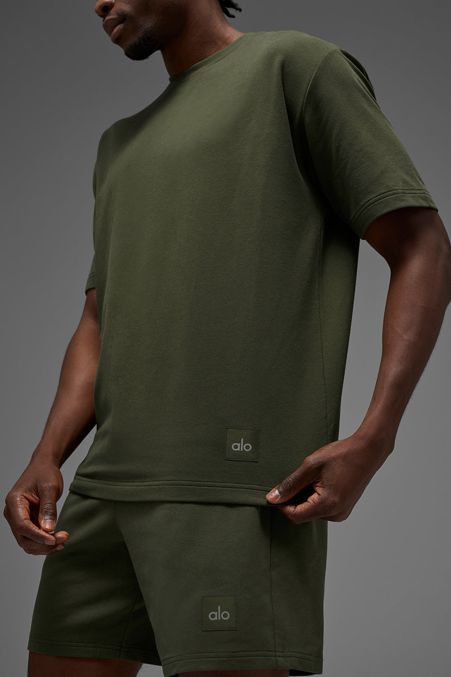 Double Take Short Sleeve - Green Olive