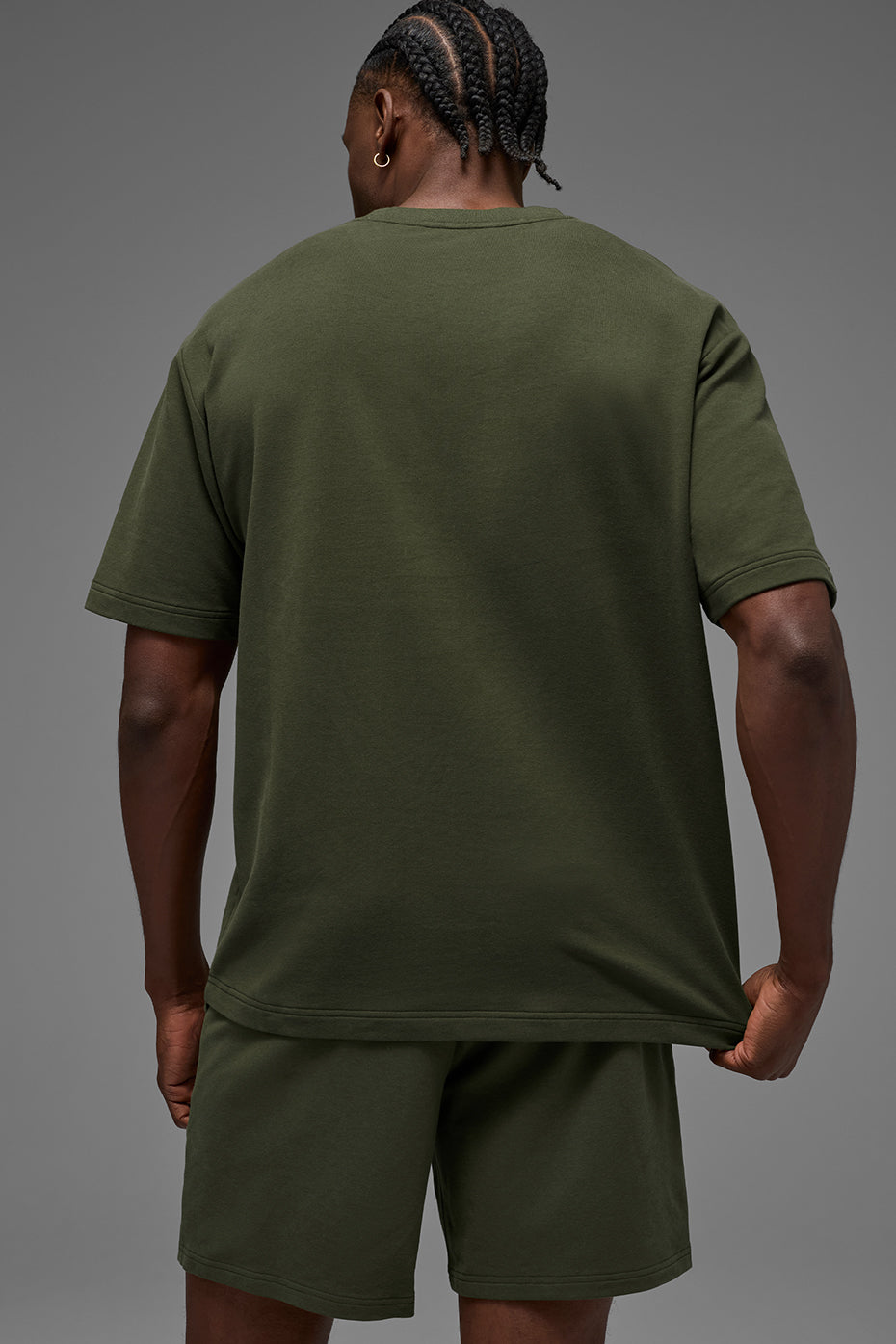 Double Take Short Sleeve - Green Olive