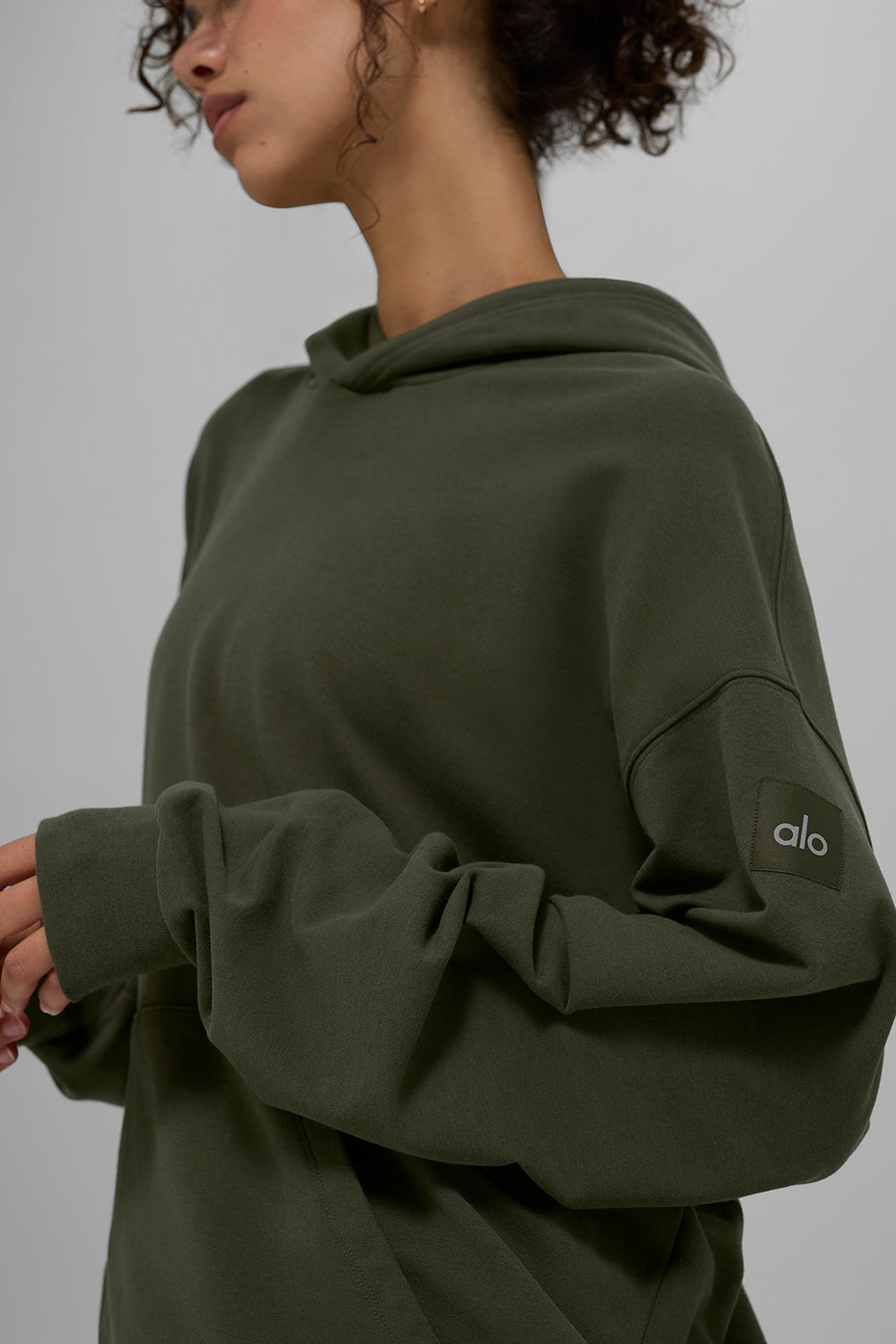 Double Take Hoodie - Green Olive