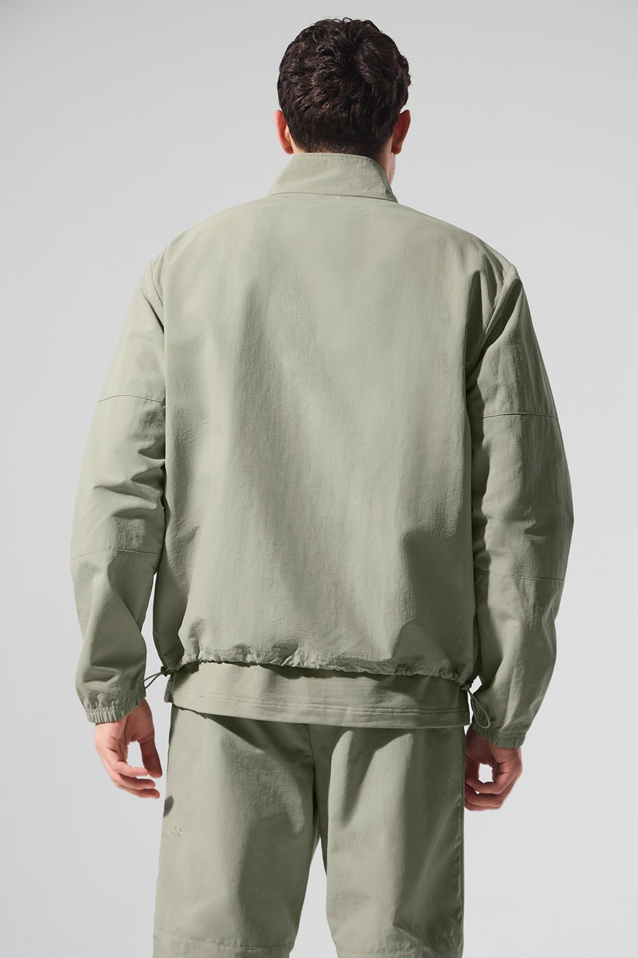 Light Weight Takeaway Track Pullover - Limestone