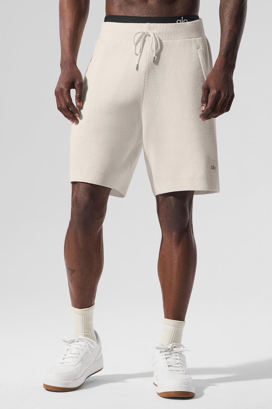 7" Sports Club Sweater Knit Short - Ivory