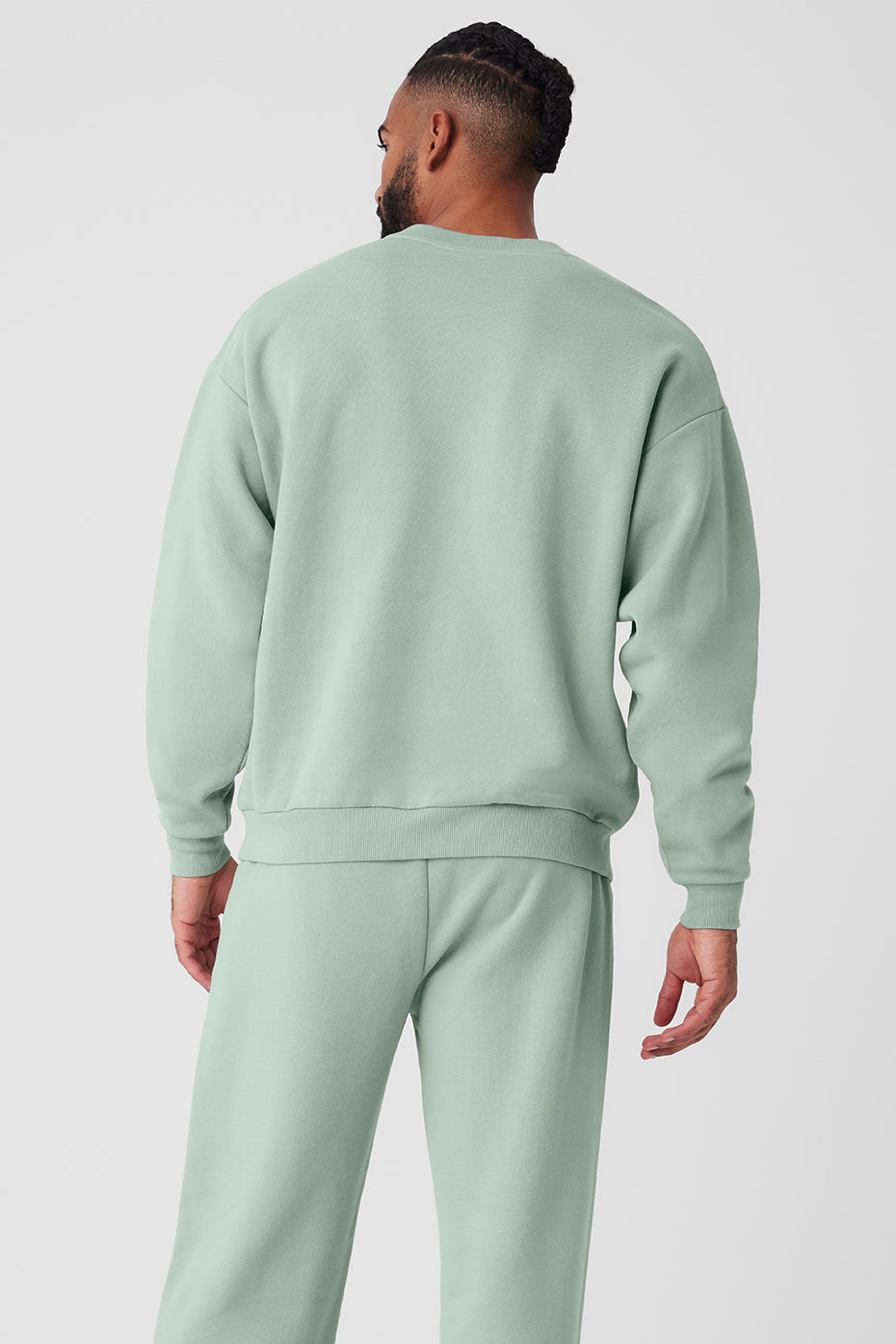 Accolade Crew Neck Pullover - Icy Sage