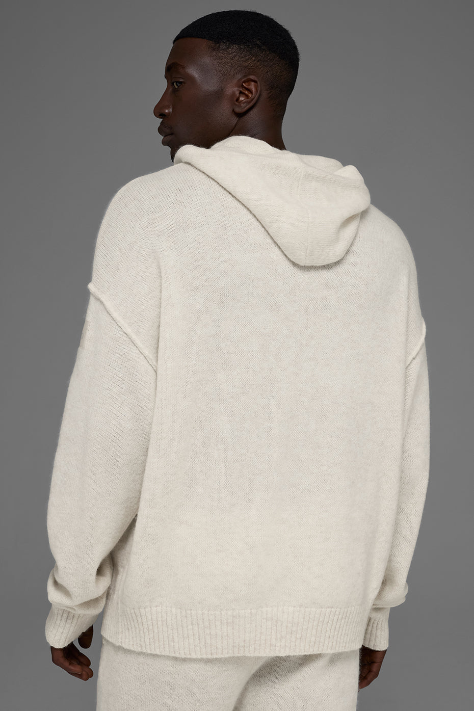 New Class Cashmere Hoodie - Bone Heather