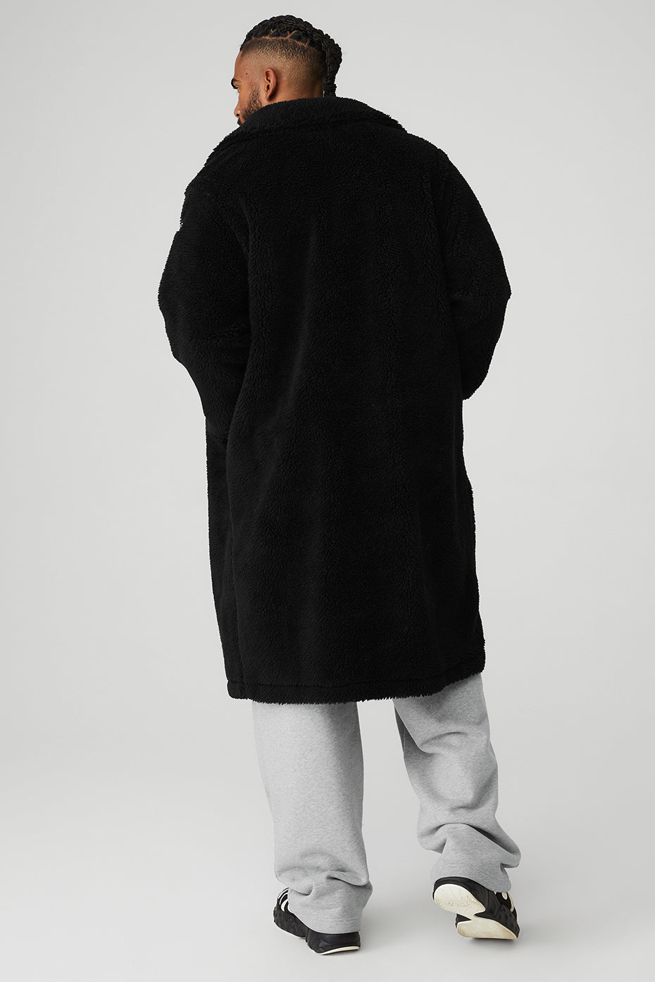 Oversized Sherpa Trench -  Black (Copy)