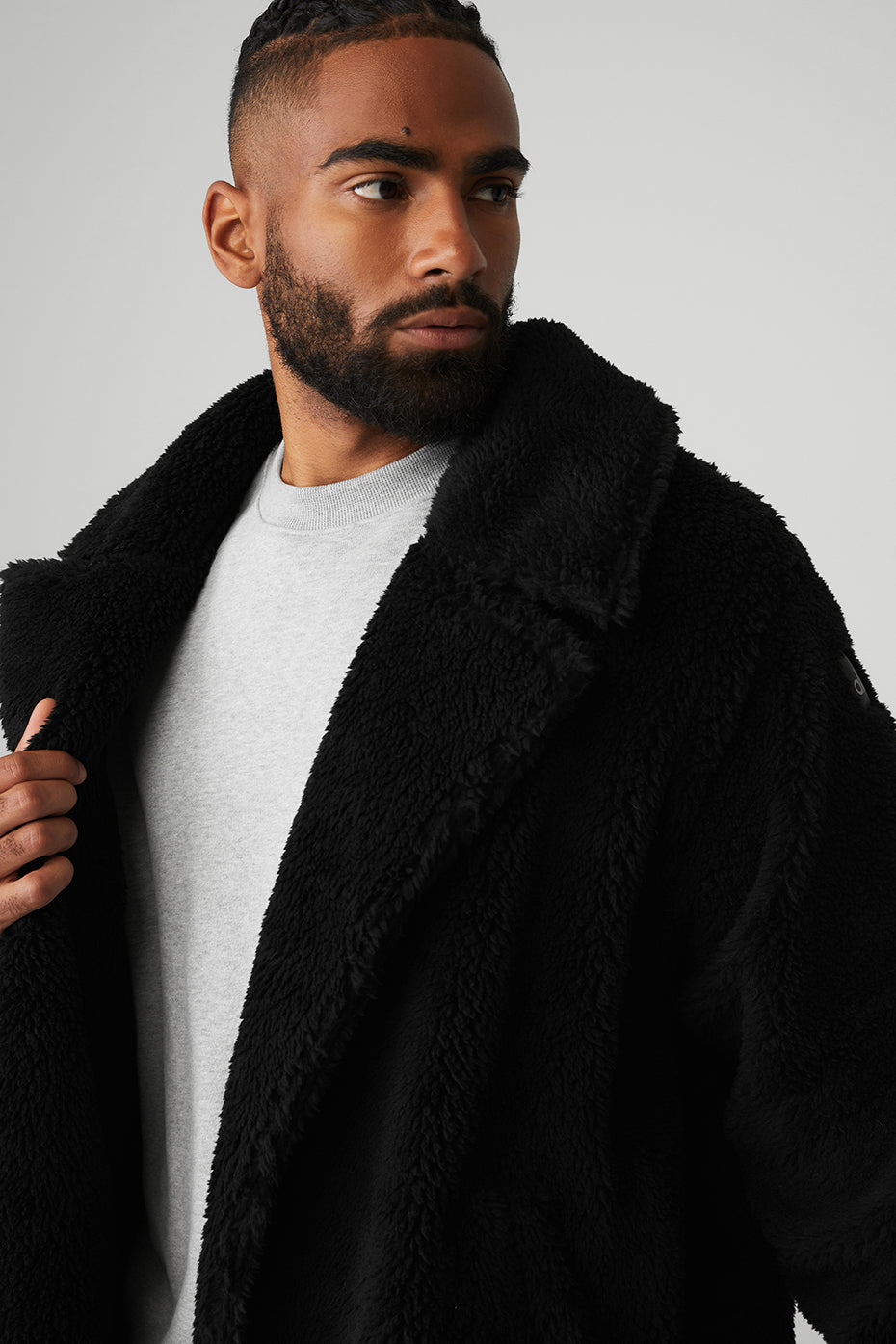 Oversized Sherpa Trench -  Black (Copy)