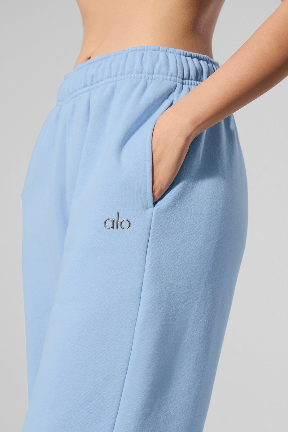 Accolade Straight Leg Sweatpant - Seashell Blue