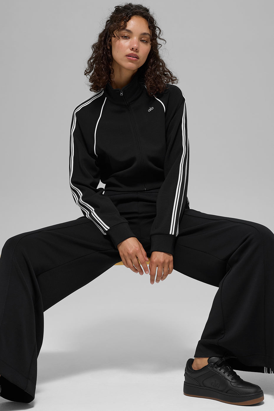 Track Star Full Zip Jacket - Black