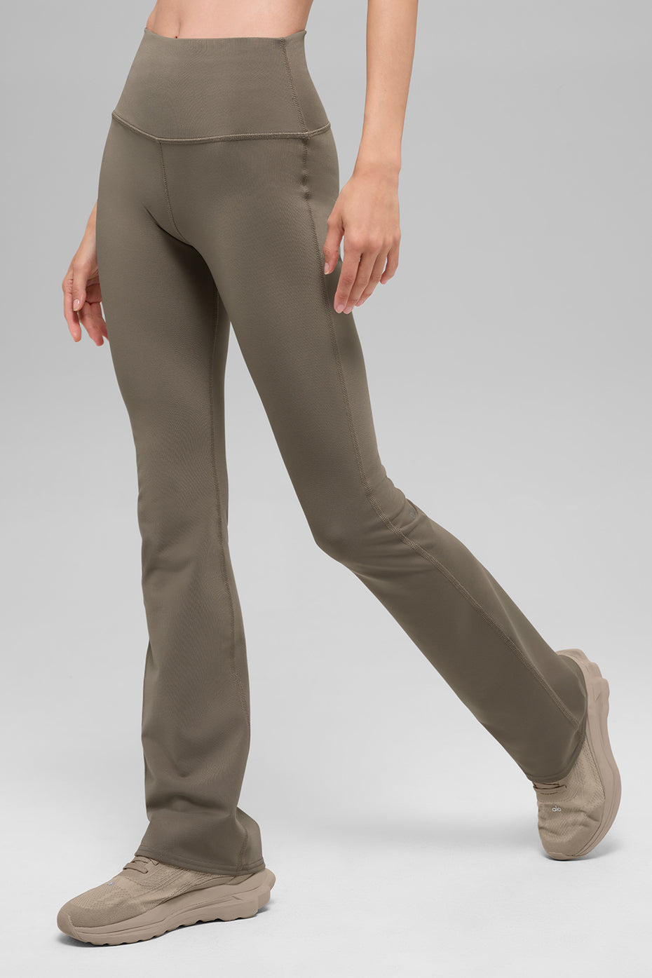 Airbrush High-Waist Bootcut Legging - Light Cocoa
