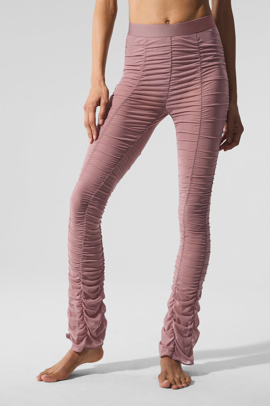 Airlift Mesh High-Waist Cherish Legging - Smoky Quartz