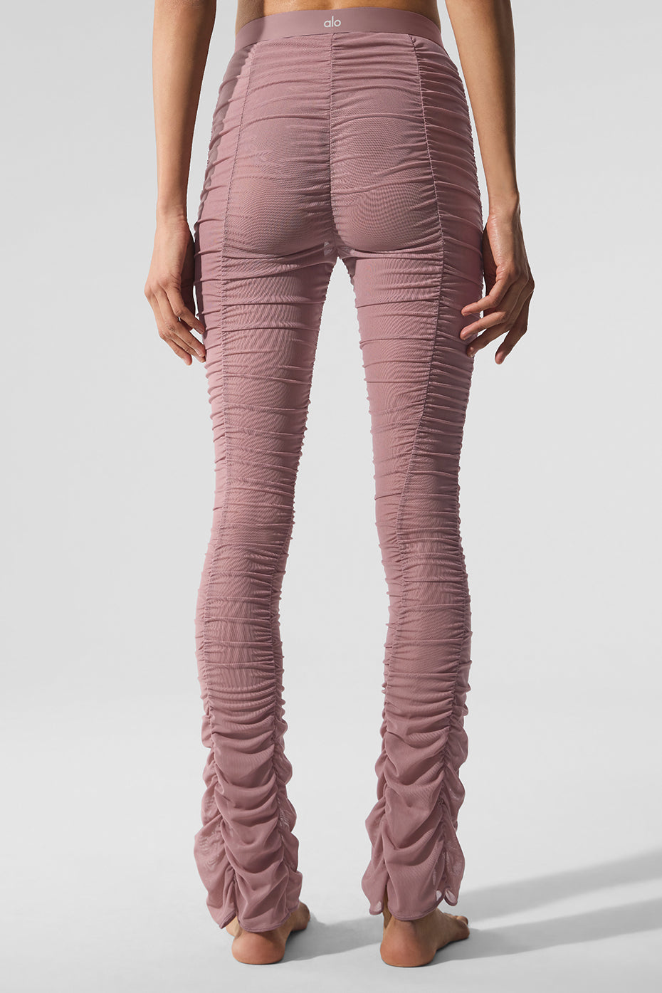 Airlift Mesh High-Waist Cherish Legging - Smoky Quartz