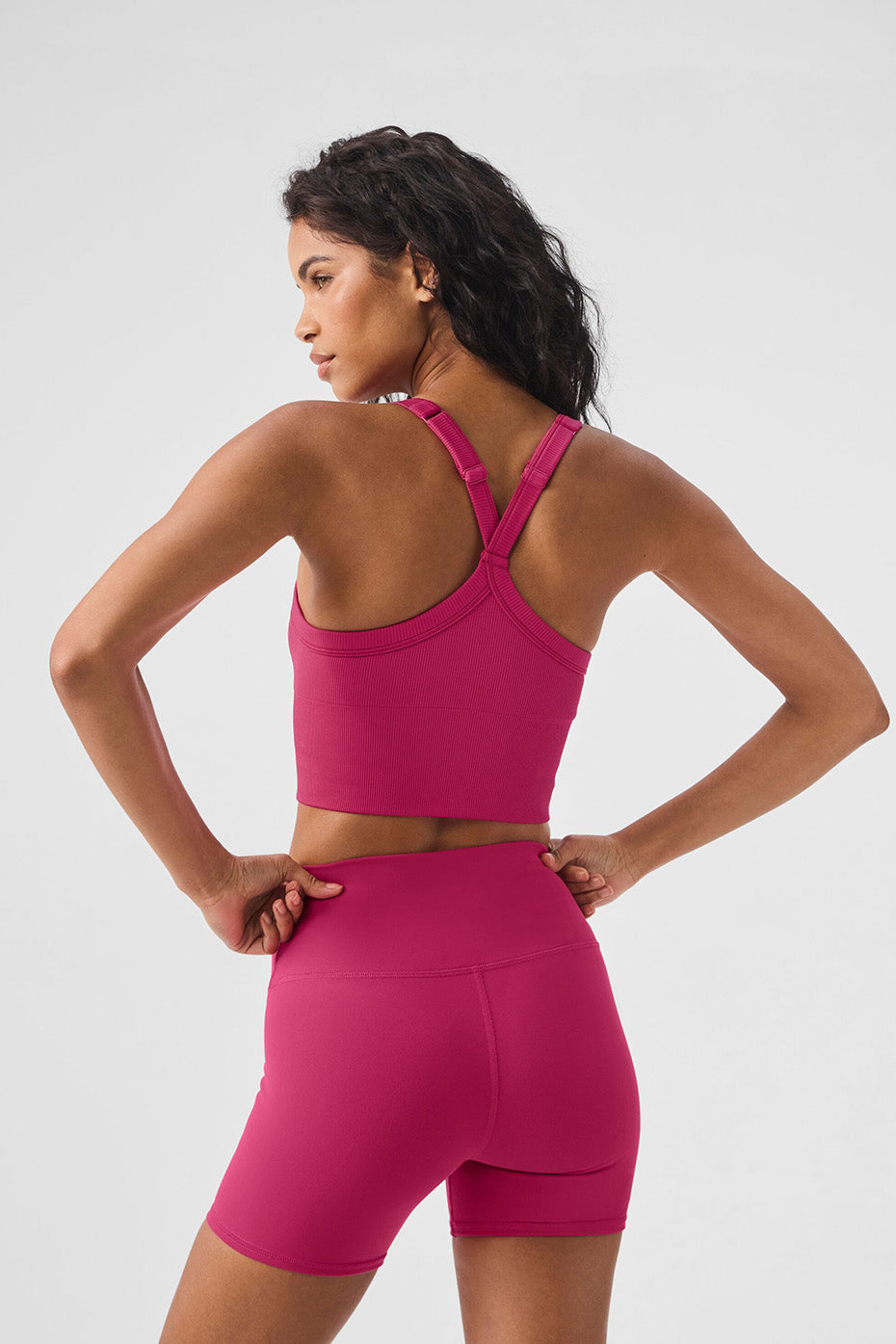 Seamless Ribbed Favorite Bra Tank - Pink Summer Crush