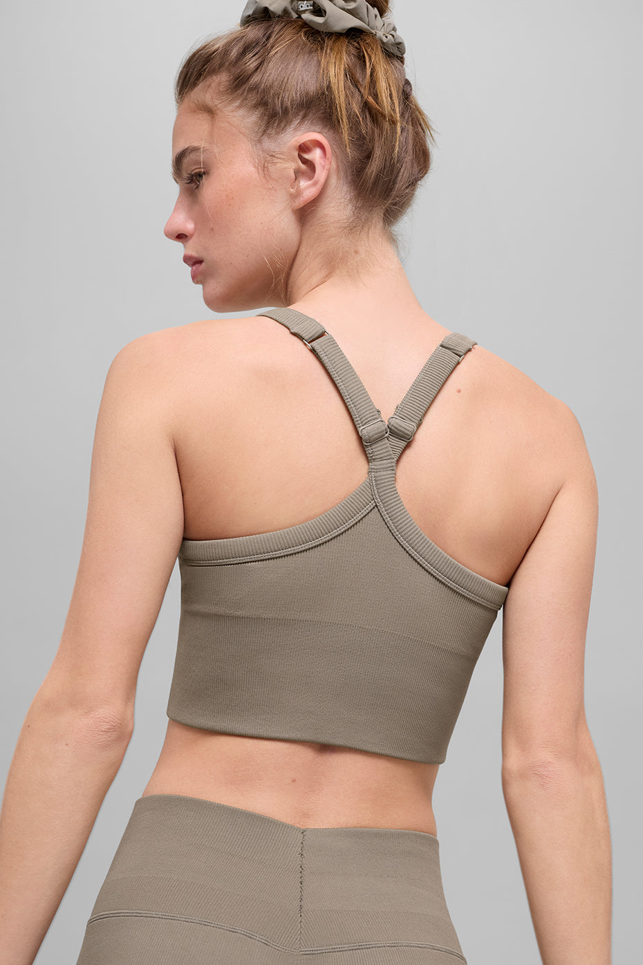 Seamless Ribbed Favorite Bra Tank - Light Cocoa