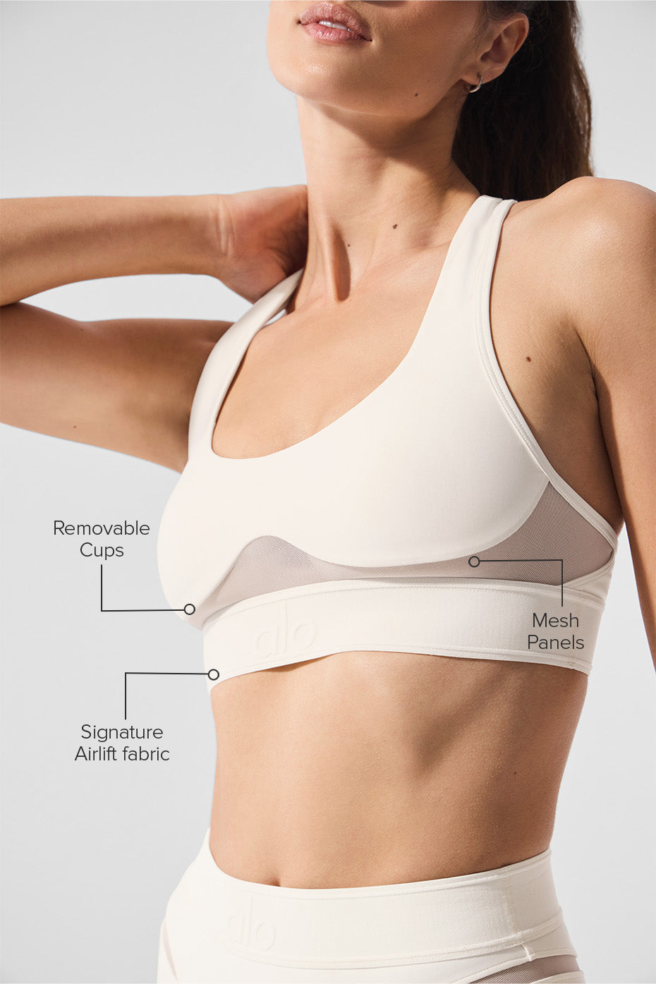Airlift Rebel Bra - Ivory